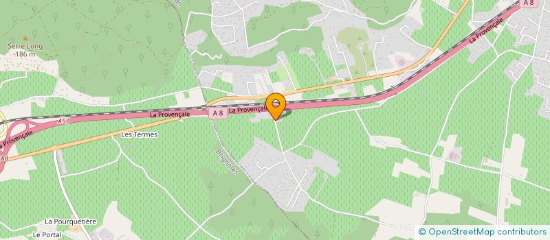 localisation de l'entreprise MONSIEUR THOMAS VASSEUR  VIDAUBAN