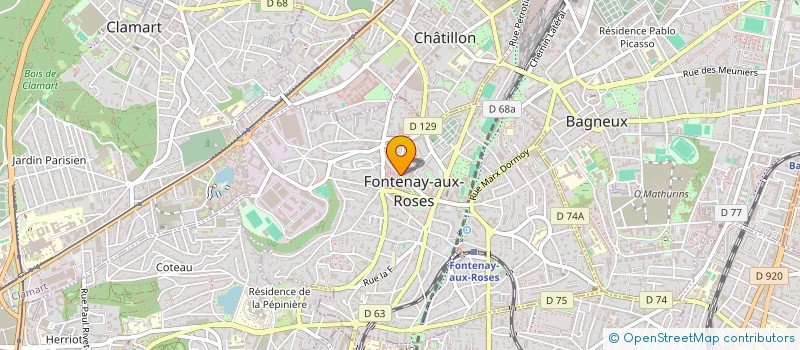 localisation de l'entreprise MONSIEUR THOMAS VASTEL à FONTENAY-AUX-ROSES