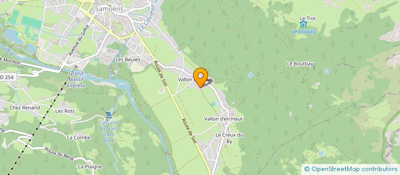 localisation de l'entreprise MONSIEUR THOMAS VAULTIER  SAMOENS