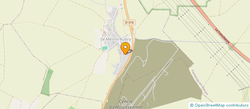 localisation de l'entreprise MONSIEUR THOMAS VAZQUEZ  LE MESNIL-AUBRY