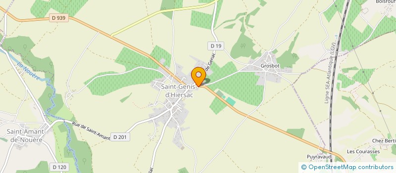 localisation de l'entreprise MONSIEUR THOMAS VEAU à SAINT-GENIS-D'HIERSAC