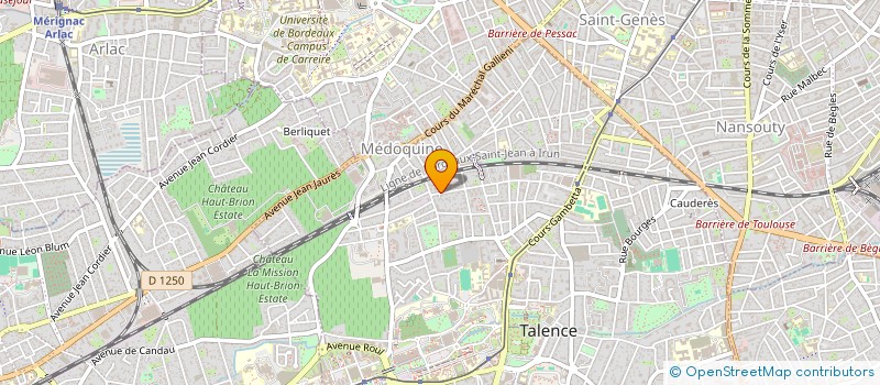 localisation de l'entreprise MONSIEUR THOMAS VEILLON  TALENCE