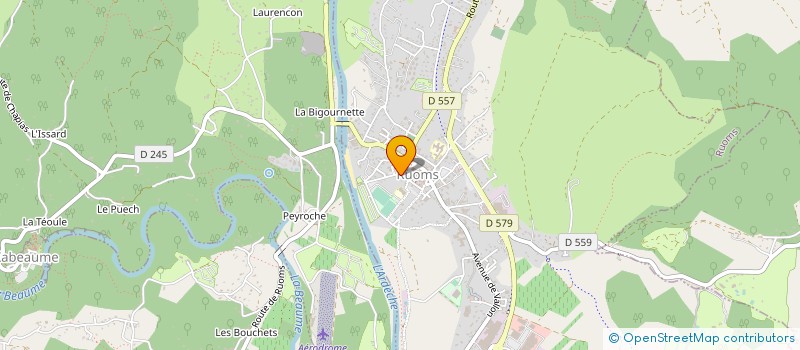 localisation de l'entreprise MONSIEUR THOMAS VENDEVILLE à RUOMS