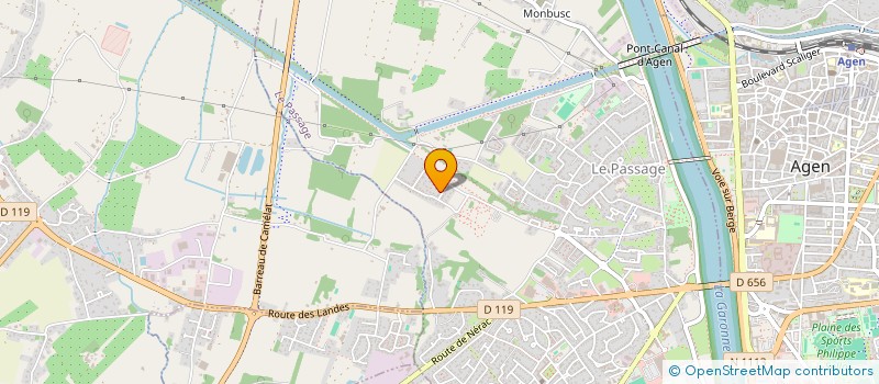 localisation de l'entreprise MONSIEUR THOMAS VERBEYST  LE PASSAGE