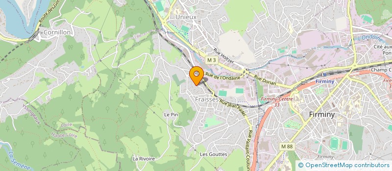 localisation de l'entreprise MONSIEUR THOMAS VERGNE  FRAISSES