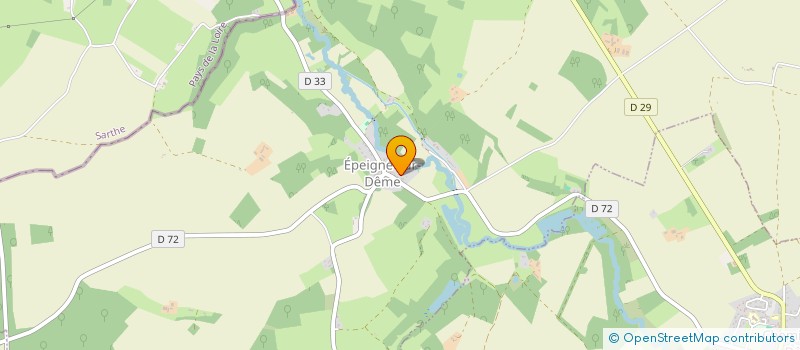 localisation de l'entreprise MONSIEUR THOMAS VERIN  EPEIGNE-SUR-DEME