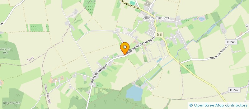 localisation de l'entreprise MONSIEUR THOMAS VERLY  VILLERS-CANIVET