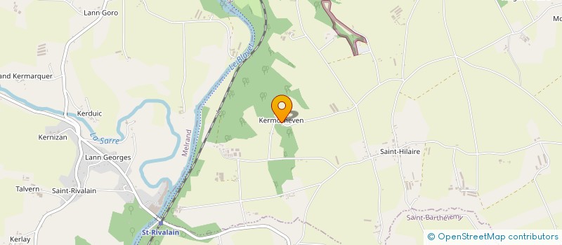 localisation de l'entreprise MONSIEUR THOMAS VERRIER  PLUMELIAU-BIEUZY