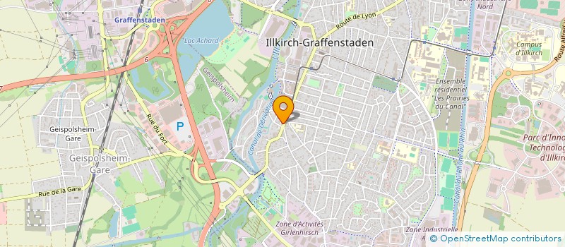 localisation de l'entreprise MONSIEUR THOMAS VEVAUD  ILLKIRCH-GRAFFENSTADEN