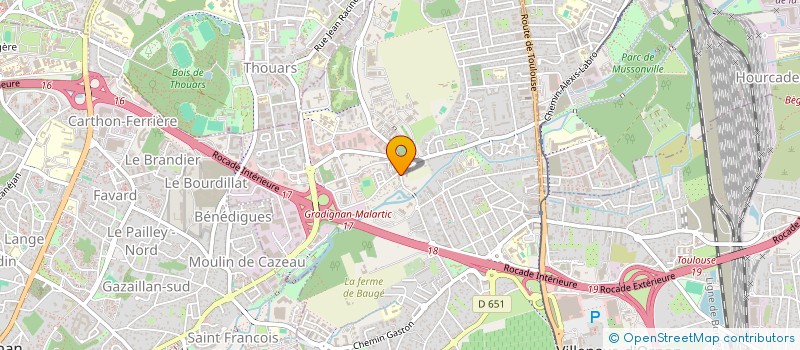 localisation de l'entreprise MONSIEUR THOMAS VIARNAUD  VILLENAVE-D'ORNON