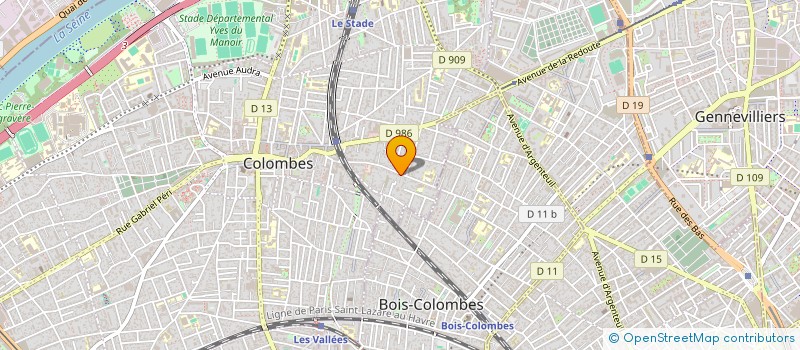 localisation de l'entreprise MONSIEUR THOMAS VIEILLARD à COLOMBES