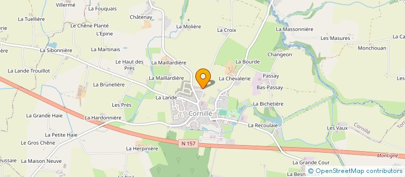 localisation de l'entreprise MONSIEUR THOMAS VIEIRA MAIA  CORNILLE