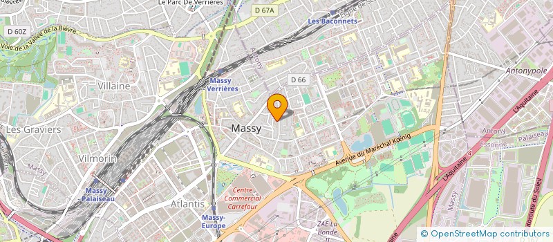 localisation de l'entreprise MONSIEUR THOMAS VIEL à MASSY