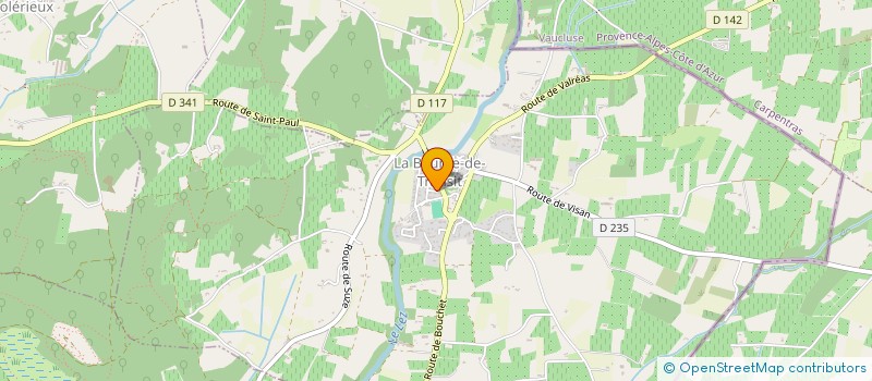 localisation de l'entreprise MONSIEUR THOMAS VIGINEIX à LA BAUME-DE-TRANSIT
