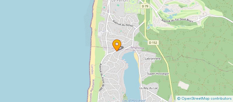 localisation de l'entreprise MONSIEUR THOMAS VIGNAU  SOORTS-HOSSEGOR