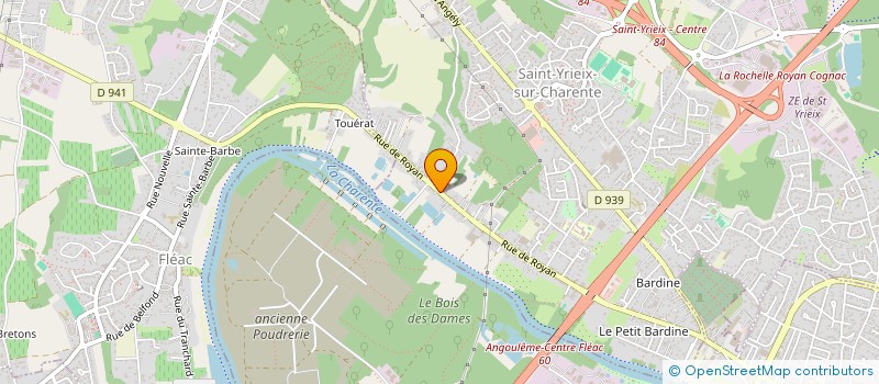 localisation de l'entreprise MONSIEUR THOMAS VILLOCEL à SAINT-YRIEIX-SUR-CHARENTE