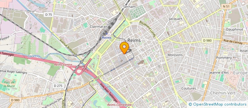 localisation de l'entreprise MONSIEUR THOMAS VILOTEAU à REIMS