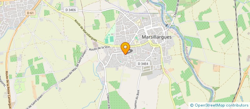 localisation de l'entreprise MONSIEUR THOMAS VINALS  MARSILLARGUES