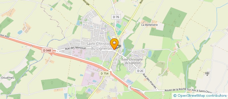 localisation de l'entreprise MONSIEUR THOMAS VINCENDEAU  SAINT-CHRISTOPHE-DU-LIGNERON