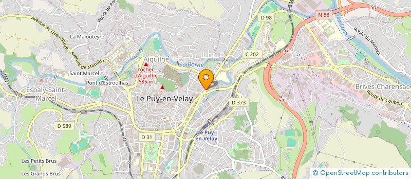 localisation de l'entreprise MONSIEUR THOMAS VINCENT  LE PUY-EN-VELAY