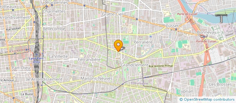 localisation de l'entreprise MONSIEUR THOMAS VIRY  VILLEURBANNE