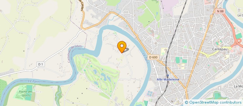 localisation de l'entreprise MONSIEUR THOMAS VIS à ALBI