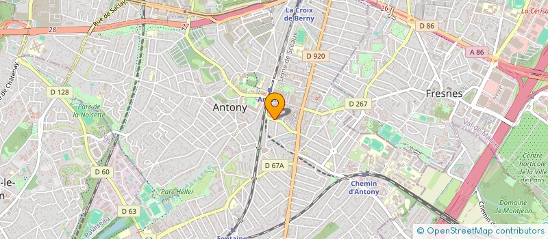 localisation de l'entreprise MONSIEUR THOMAS VITALI à ANTONY