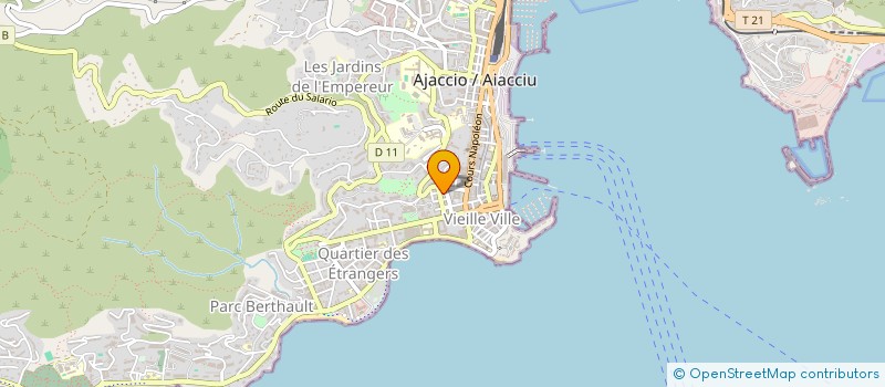 localisation de l'entreprise MONSIEUR THOMAS VIVENT à AJACCIO