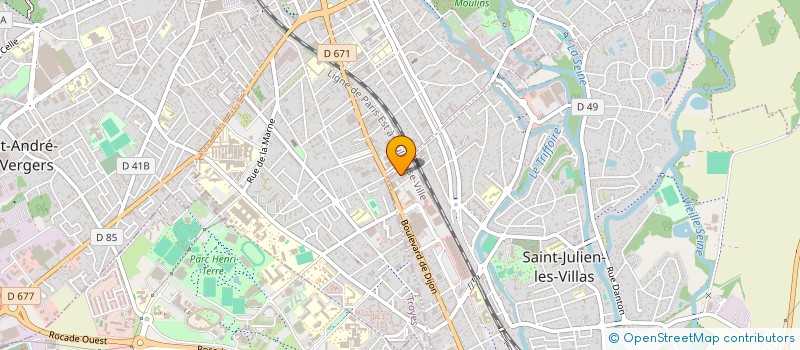 localisation de l'entreprise MONSIEUR THOMAS VOINCHET  TROYES