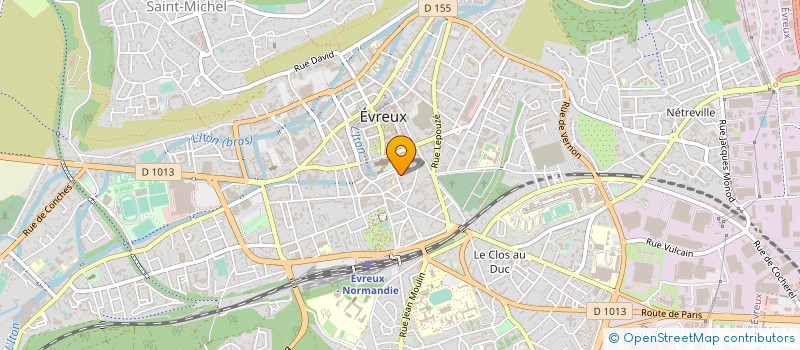 localisation de l'entreprise MONSIEUR THOMAS VOXEUR à EVREUX
