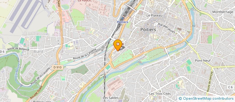 localisation de l'entreprise MONSIEUR THOMAS VRIET  POITIERS