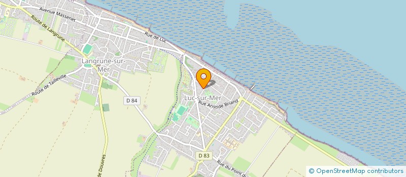 localisation de l'entreprise MONSIEUR THOMAS VUILLERMINAZ  LUC-SUR-MER