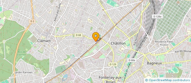 localisation de l'entreprise MONSIEUR THOMAS WACHNICKI  CHATILLON