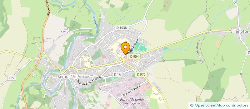 localisation de l'entreprise MONSIEUR THOMAS WALLENHORST  SEMUR-EN-AUXOIS