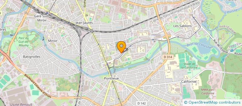 localisation de l'entreprise MONSIEUR THOMAS WALLNER  LE MANS