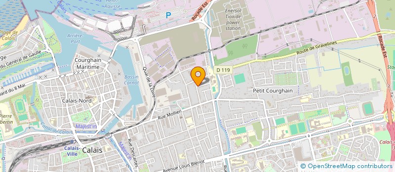 localisation de l'entreprise MONSIEUR THOMAS WALLYN  CALAIS