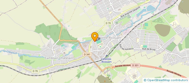 localisation de l'entreprise MONSIEUR THOMAS WARGNIER  CALONNE-RICOUART