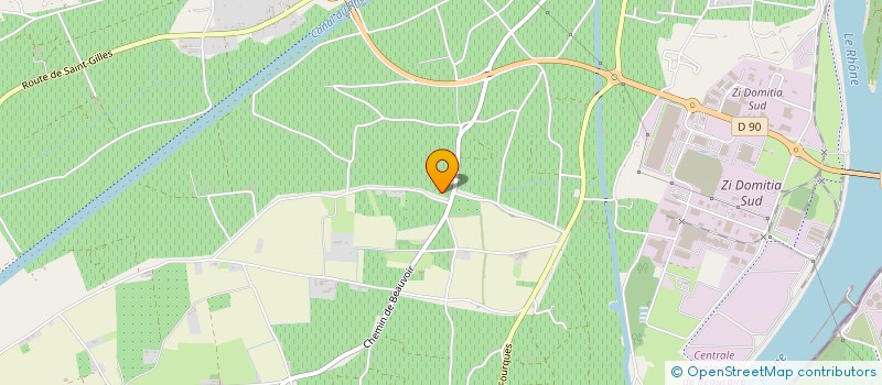 localisation de l'entreprise MONSIEUR THOMAS WASER  BEAUCAIRE