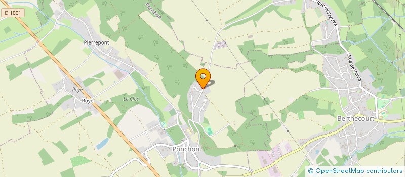 localisation de l'entreprise MONSIEUR THOMAS WAUTERS  PONCHON
