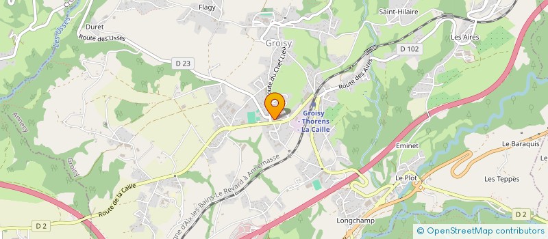 localisation de l'entreprise MONSIEUR THOMAS WAUTHIER  GROISY