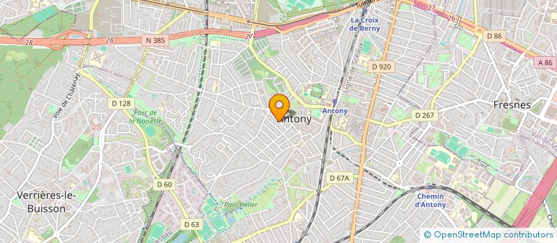 localisation de l'entreprise MONSIEUR THOMAS WEENS à ANTONY