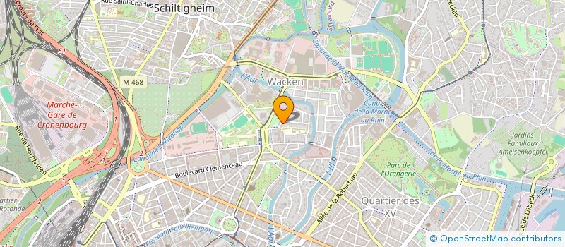 localisation de l'entreprise MONSIEUR THOMAS WEISS à STRASBOURG