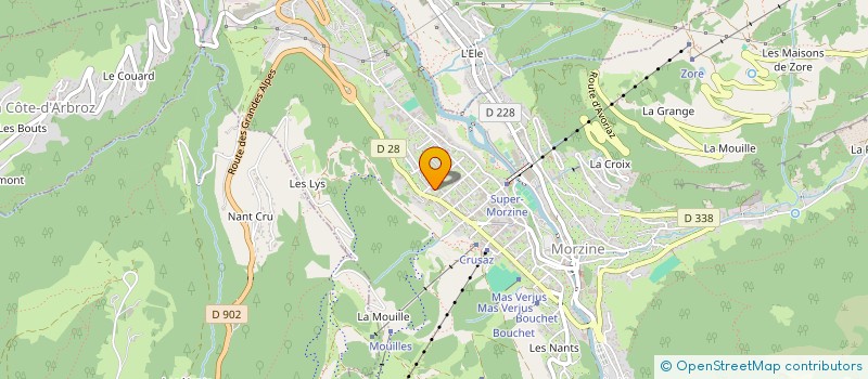 localisation de l'entreprise MONSIEUR THOMAS WELFORD  MORZINE