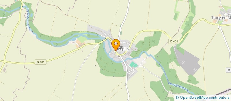 localisation de l'entreprise MONSIEUR THOMAS WEPIERRE  ETREPILLY