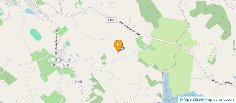 localisation de l'entreprise MONSIEUR THOMAS WILKES  SAINT-COLOMB-DE-LAUZUN