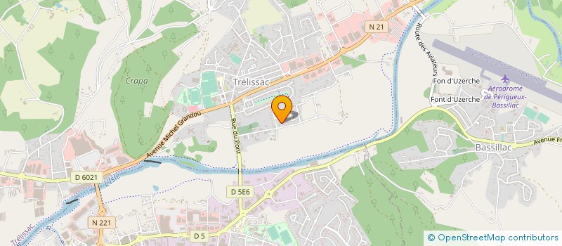 localisation de l'entreprise MONSIEUR THOMAS WILKINSON  TRELISSAC