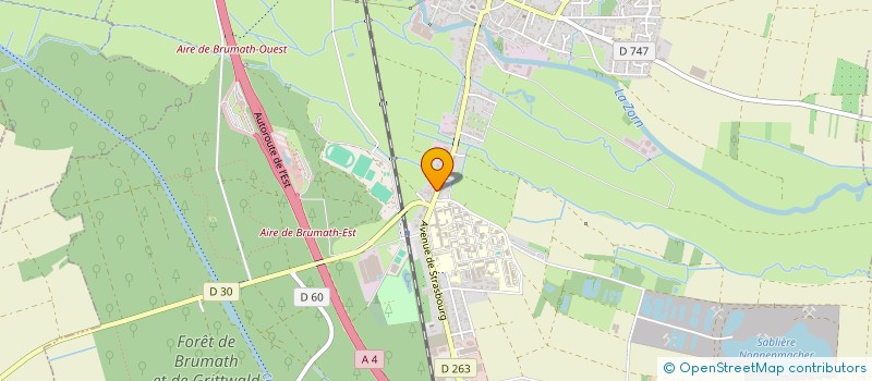 localisation de l'entreprise MONSIEUR THOMAS WOKAL  BRUMATH