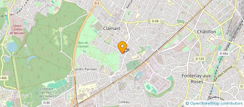localisation de l'entreprise MONSIEUR THOMAS YAMINI  CLAMART