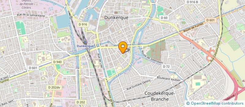 localisation de l'entreprise MONSIEUR THOMAS YPREEUW à DUNKERQUE