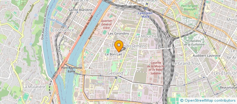 localisation de l'entreprise MONSIEUR THOMAS ZARAGOZA  LYON